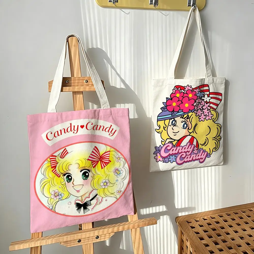 Candy Candy, anime, retro shoujo anime Storage Bags Canvas bags are suitable for going to class, shopping, gifts, and commuting