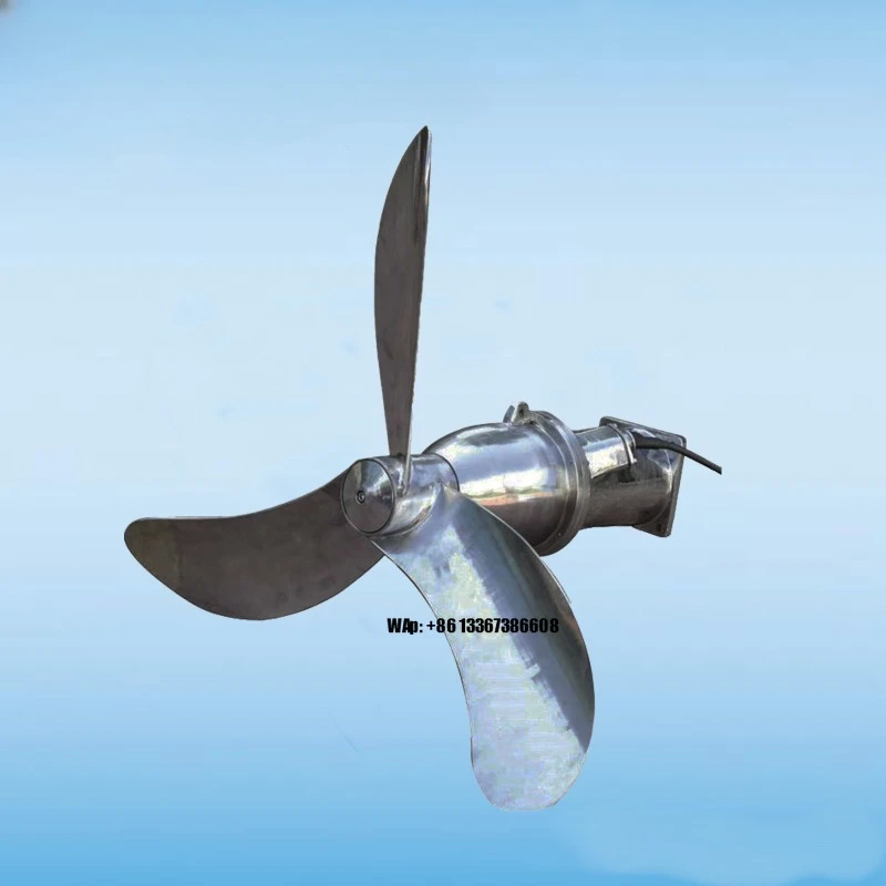 Low Speed Small Power Mbbr Sewage Treatment Plant Submersible Mixer