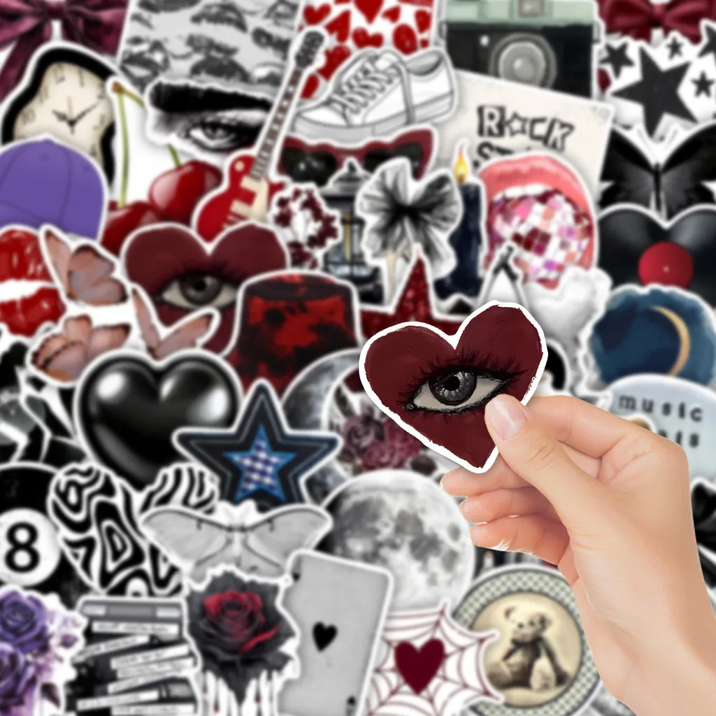50Pcs Y2K Creative INS Style Stickers Waterproof PVC Decals for Luggage Phone DIY Decor Giajar Sticker Store