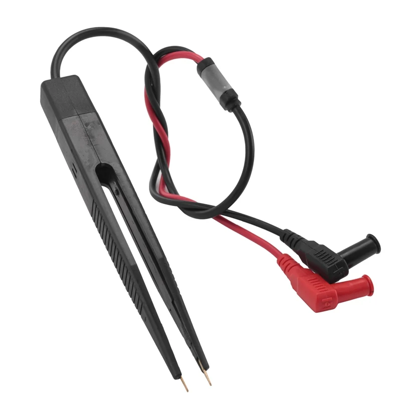 SMD SMT Chip Test Clip Multimeter Probe Tweezers for Capacitance Inductance Resistor Measurement Multi-Use Test Tool