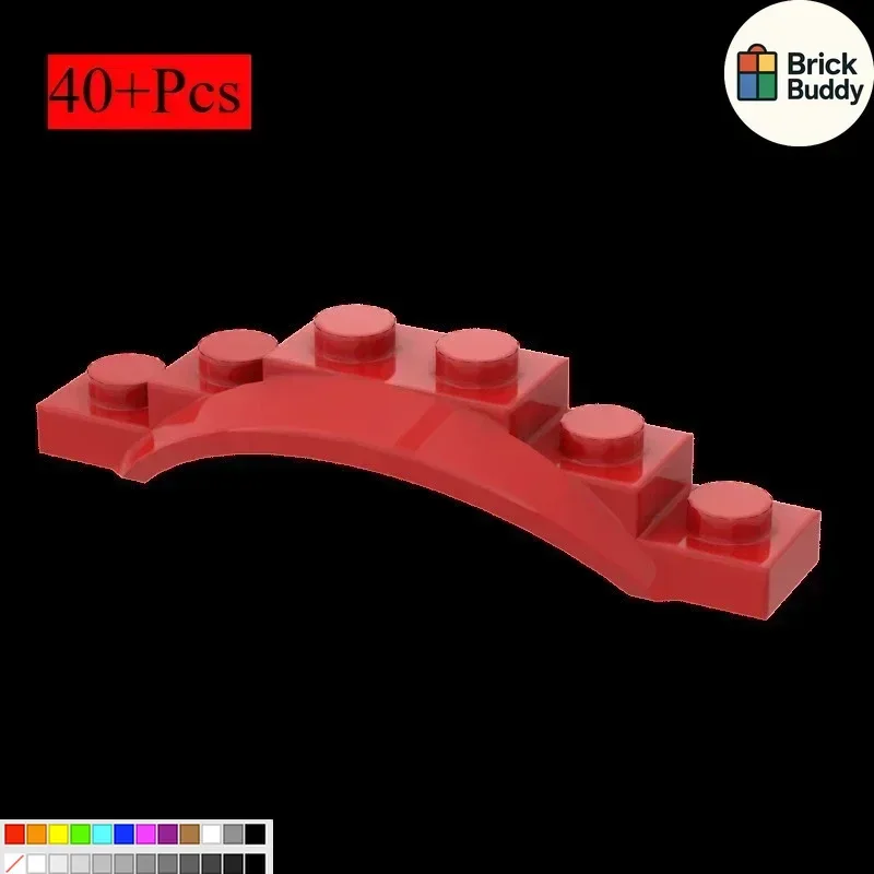 [40+ Pieces] MOC 62361 Small Particle Interlocking  Blocks, Loose Parts, Mudguards, Wheel Arches