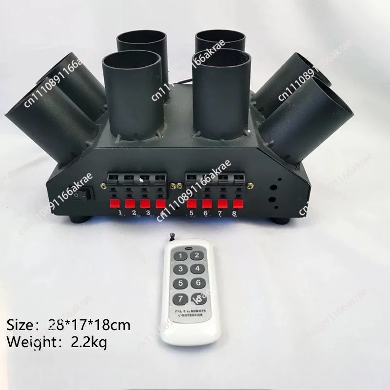 Wireless Remote Control Stage Atmosphere Prop 4 Sets Shapes Iron Base for Wedding Opening Circus Magic Performance