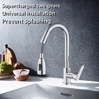 2025New Modern Stainless Steel 360° Rotating Telescopic Faucet Stainles Steel Is More Durable Kitchen Sink Bathroom Basin Faucet