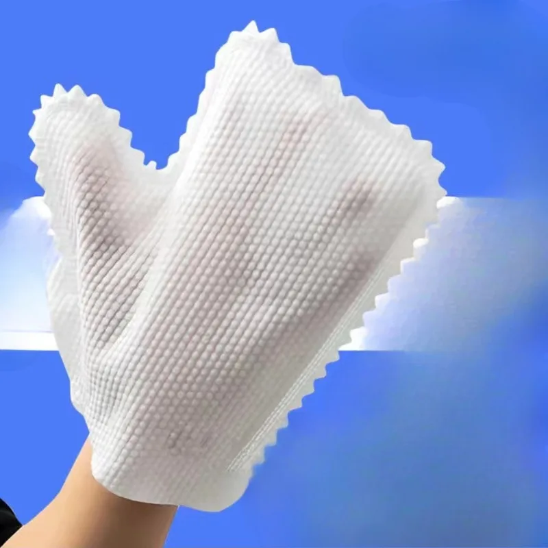 10PC Lazy Cloth, Non-woven Gloves, Dry and Wet Dual-use, Household Dishwashing, Dust Removal, Wiping, Disposable