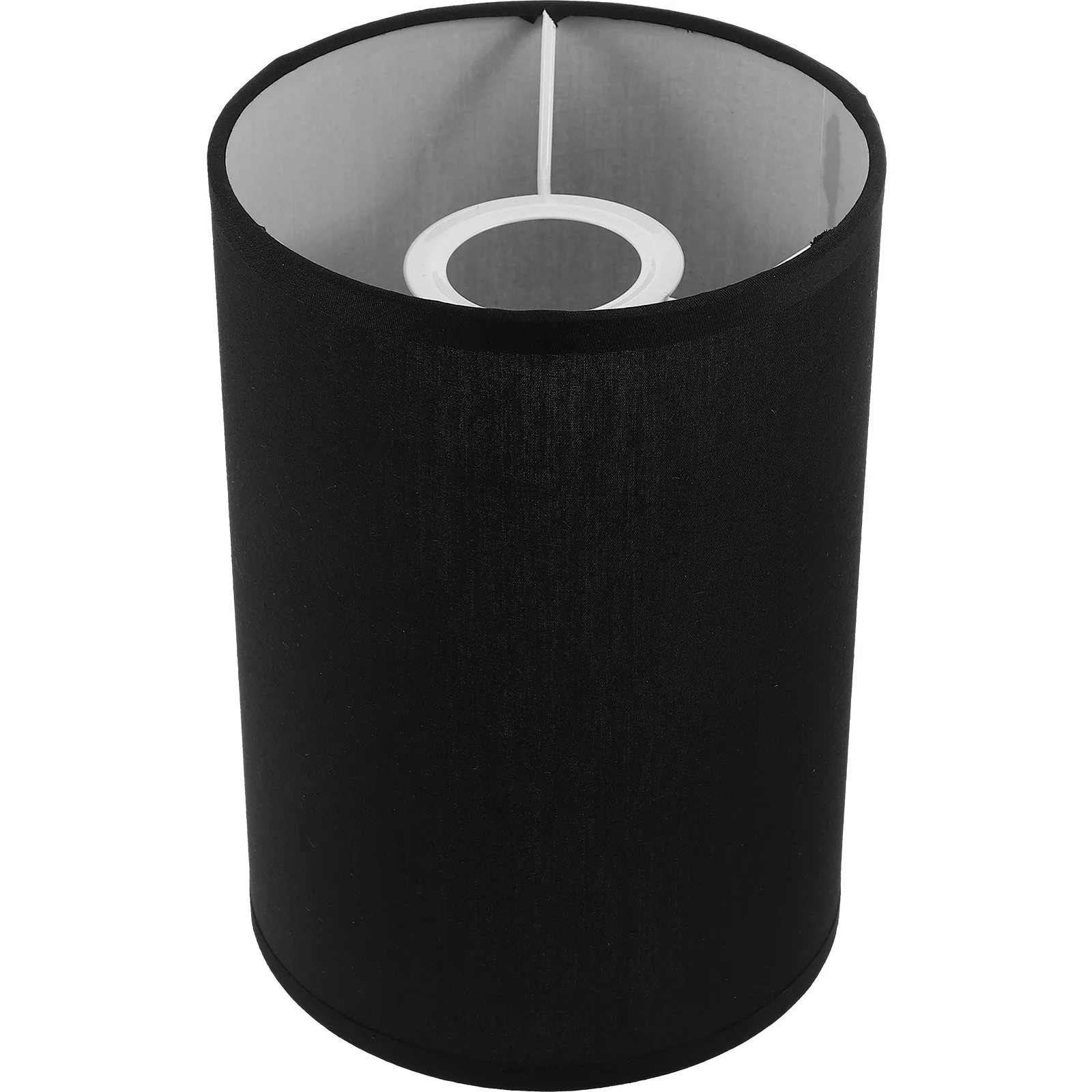 

Bedside Table Lamp Round Living Room Bedroom Floor Decorative Lampshade Light Black Drum