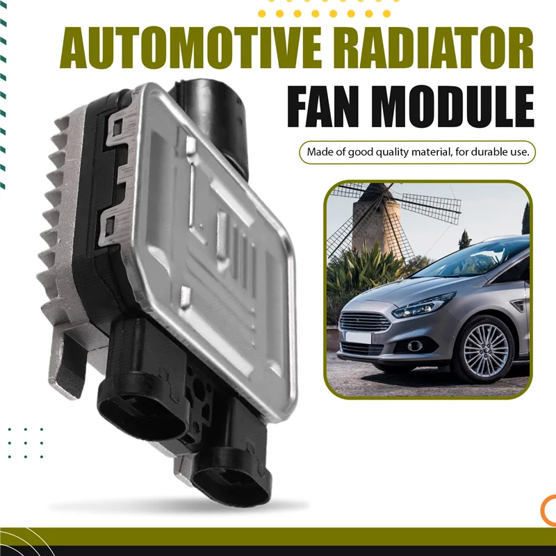 For Ford Galaxy Mondeo S-Max 2000-2015 Compatible 7T438C609BA Radiator Fan Module Unit Car Part