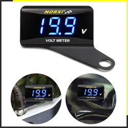 For nmax norxi Universal moto DC 12V LED Digital Display Voltmeter Mini Voltage Meter for Honda Yamaha Kawasaki Ducati KTM