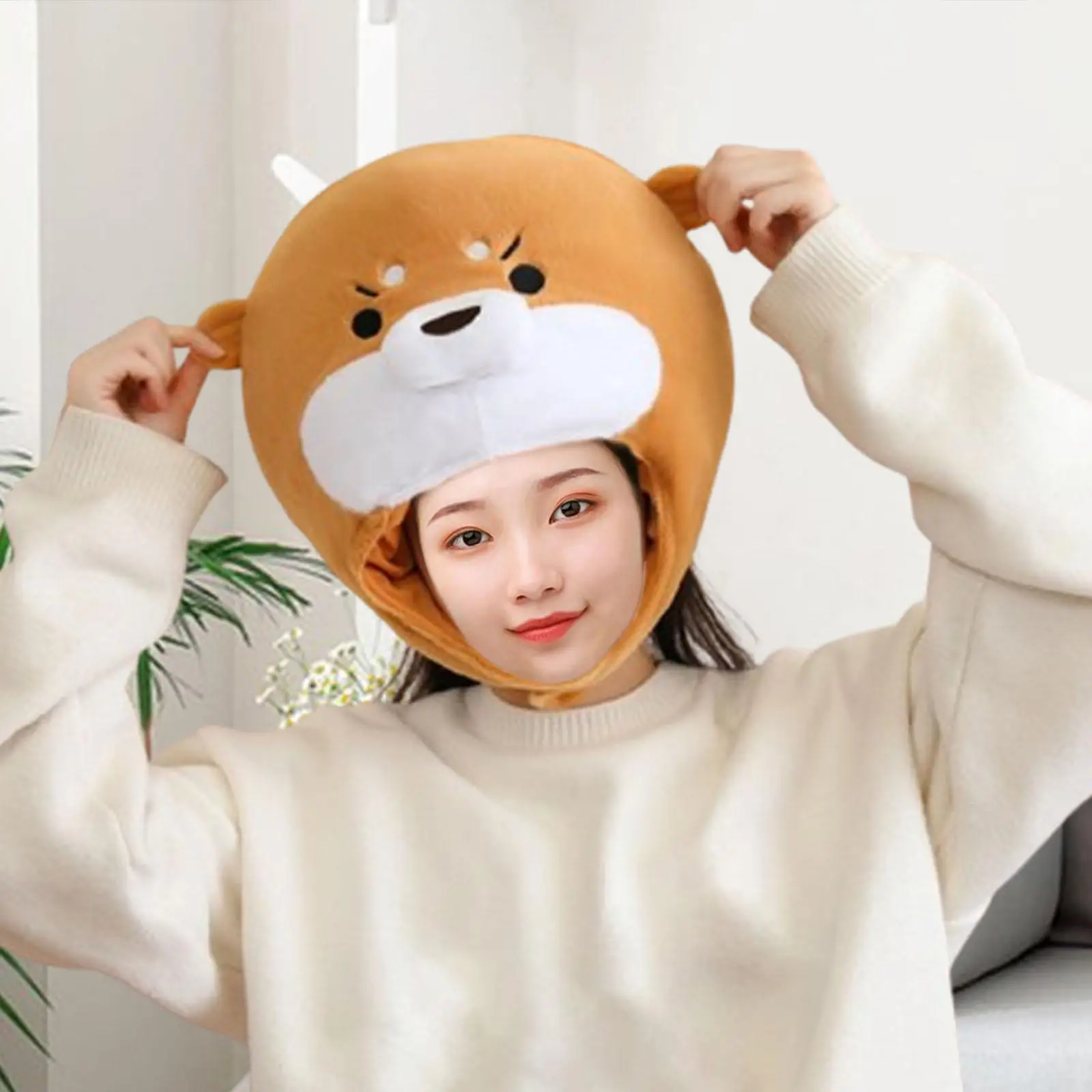 

Косплей Выдра Шляпа Ролевая игра Головной убор для сценического рождественского костюма