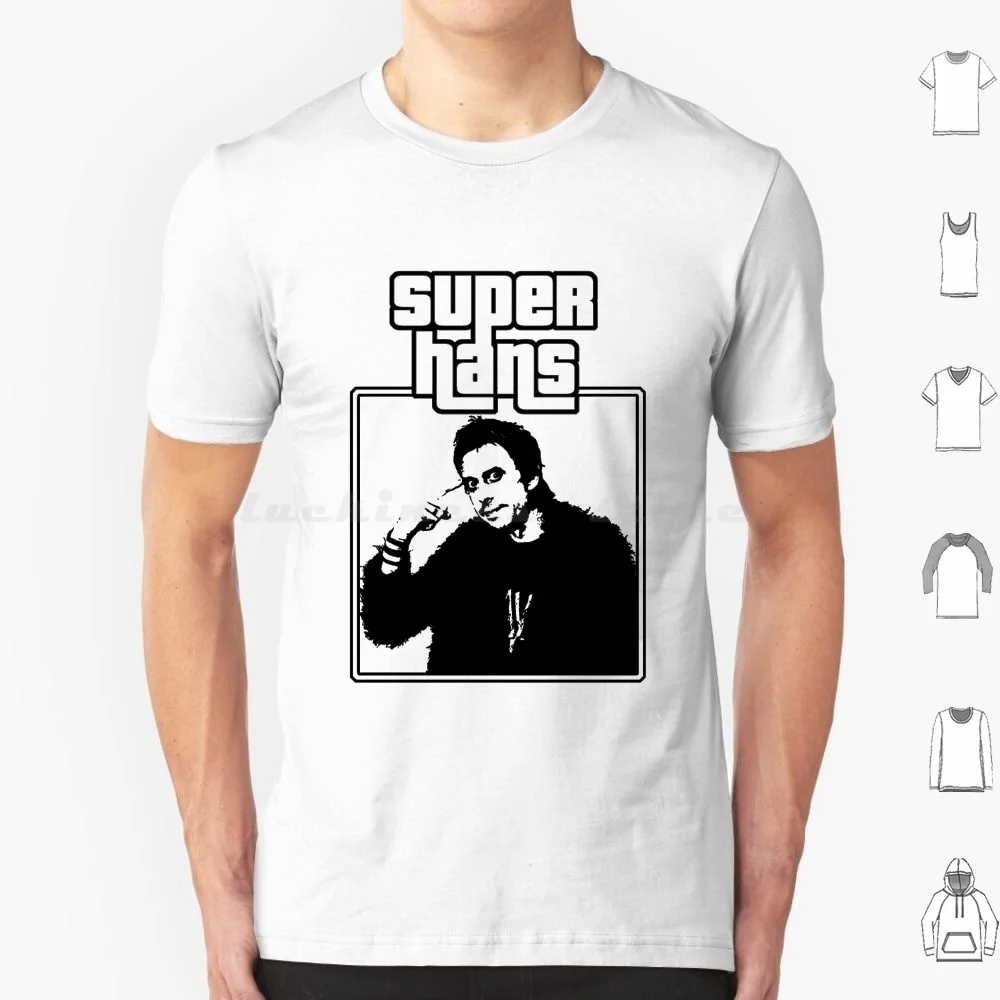 Super Hans T Shirt Cotton Men Women Diy Print Super Hans Superhans Peep Show Cult Hero Icon Tv Retro Classic Cool Funny Kebab