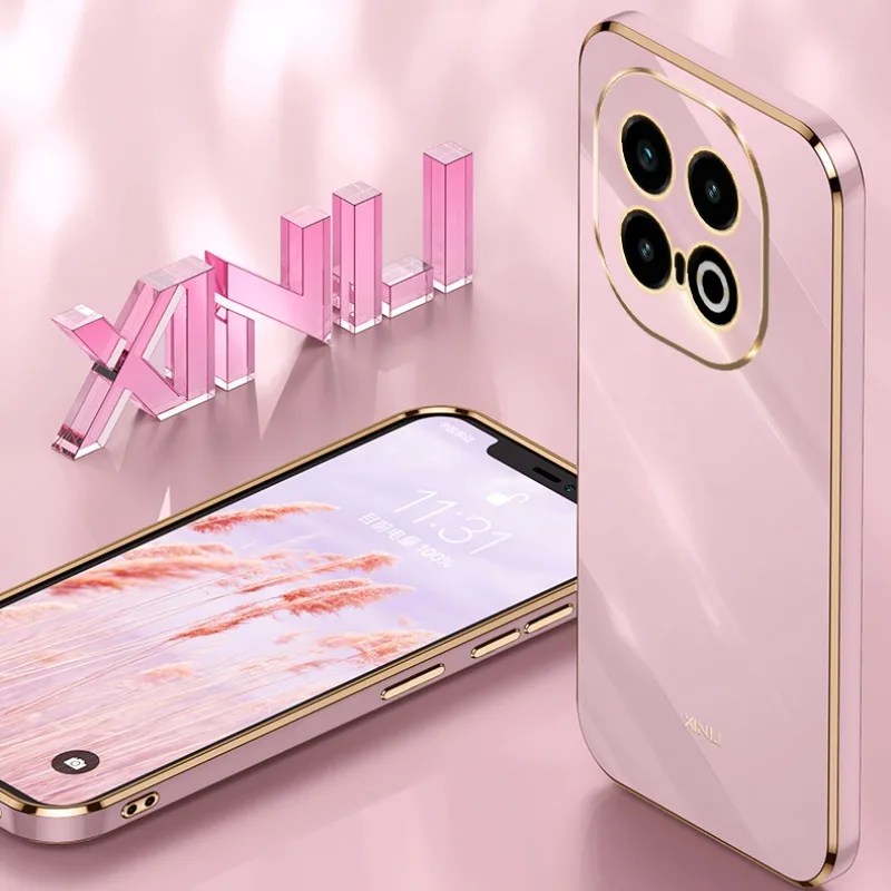 

Luxury Plating Case for iQOO 13 5g 12 Pro 12pro Soft TPU Silicone Shockproof Phone Back Cover for IQOO Z7 Z7X x 7 Xz7 12 Pro