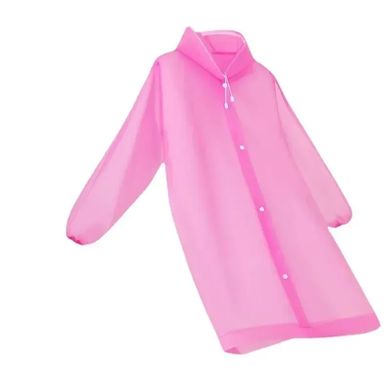 

1pcs Rain Poncho Fashion Raincoat Waterproof Lightweight Clothing Adult Camping Reusable Poncho Rainwear Hot EVA Rain Coat