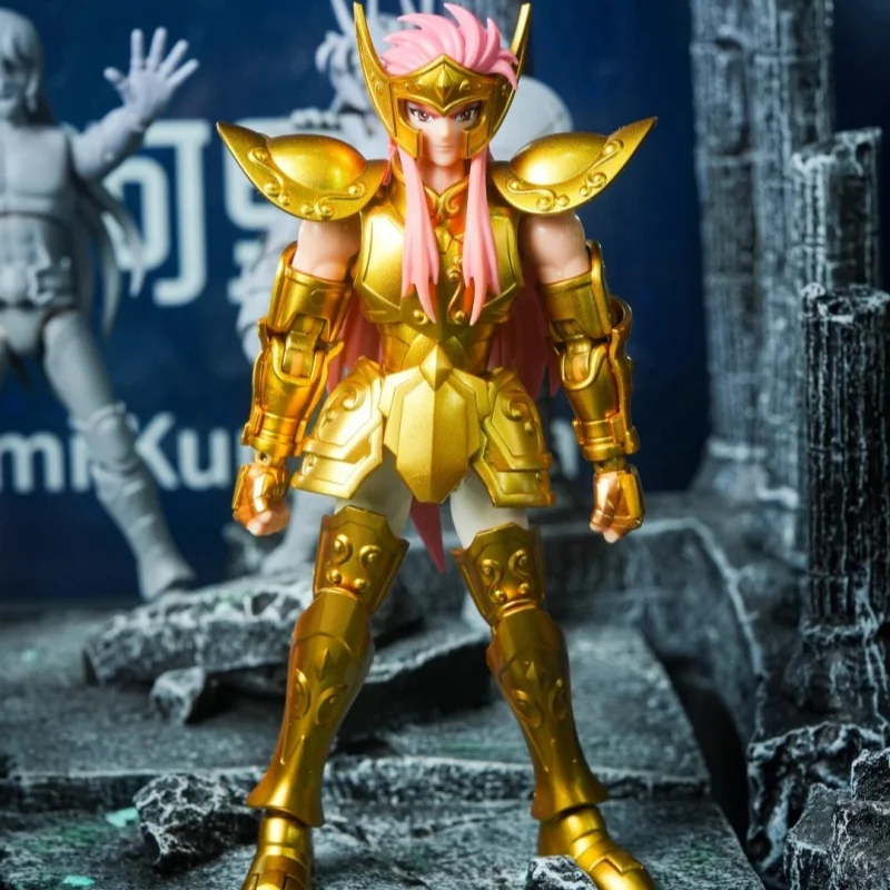 

New Genuine Blokees Saint Seiya Anime Action Figure Camus Hyoga Assembly Model Collection Doll Toy Desk Decor Boy Gift Stock