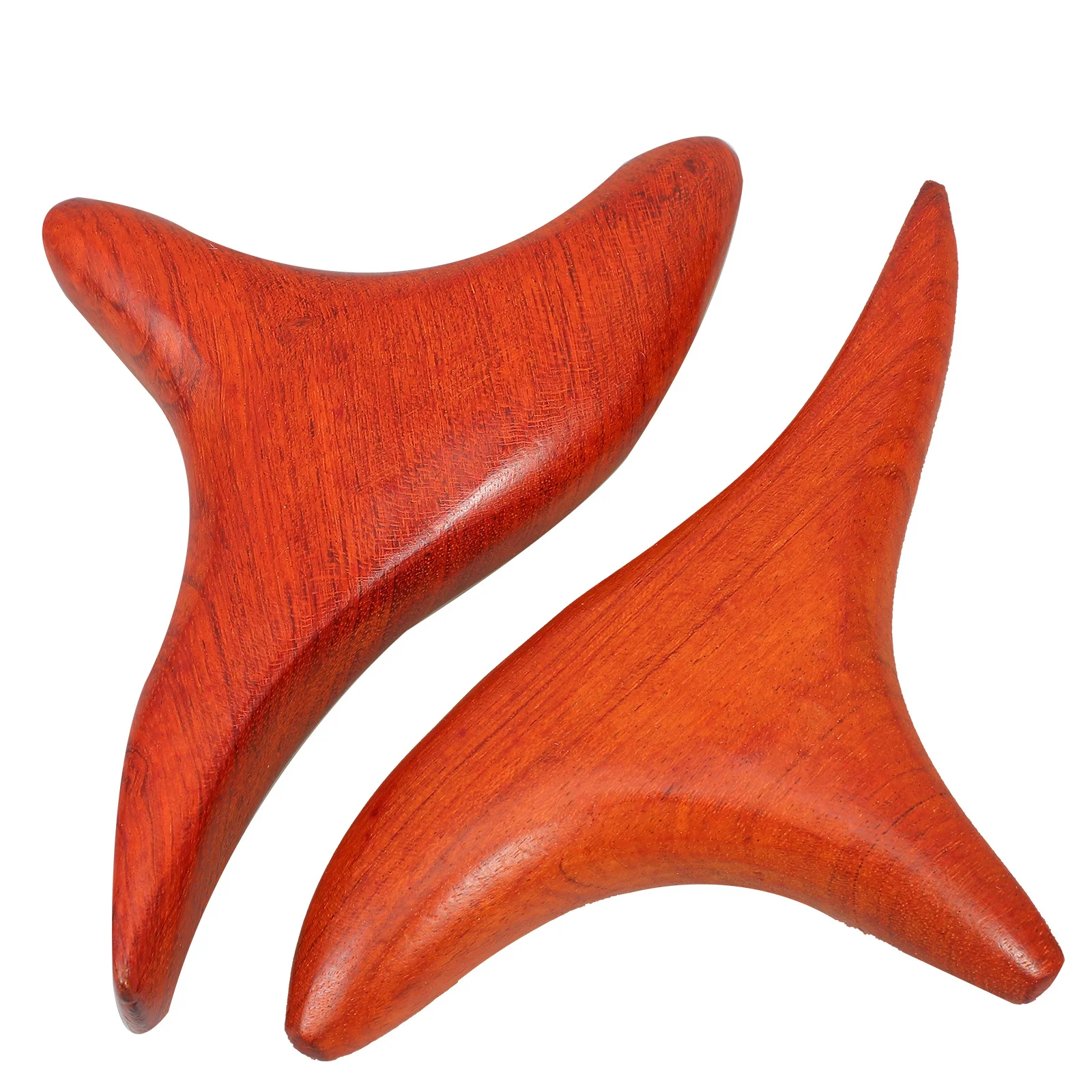 

2pcs Wooden Massage Rod Lightweight Body Neck Back Legs Arms Portable Acupuncture Point Massager Smooth Surface Trigger Spot
