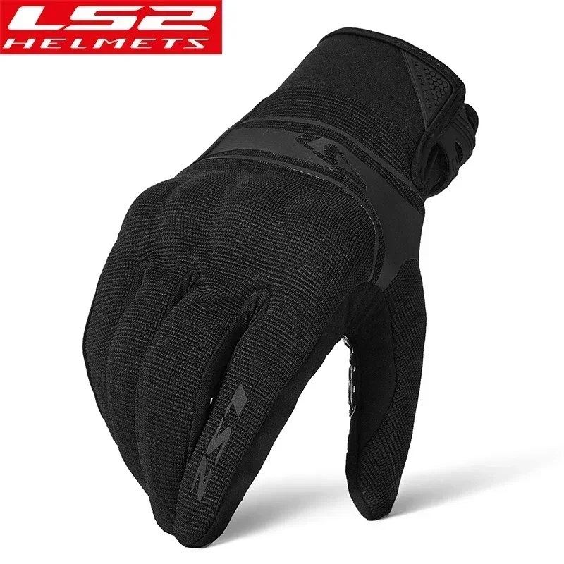 LS2 Riding Gloves MG001-2 Racing Breathable Motorcycle Rider Touch Screen Gloves For Men Women