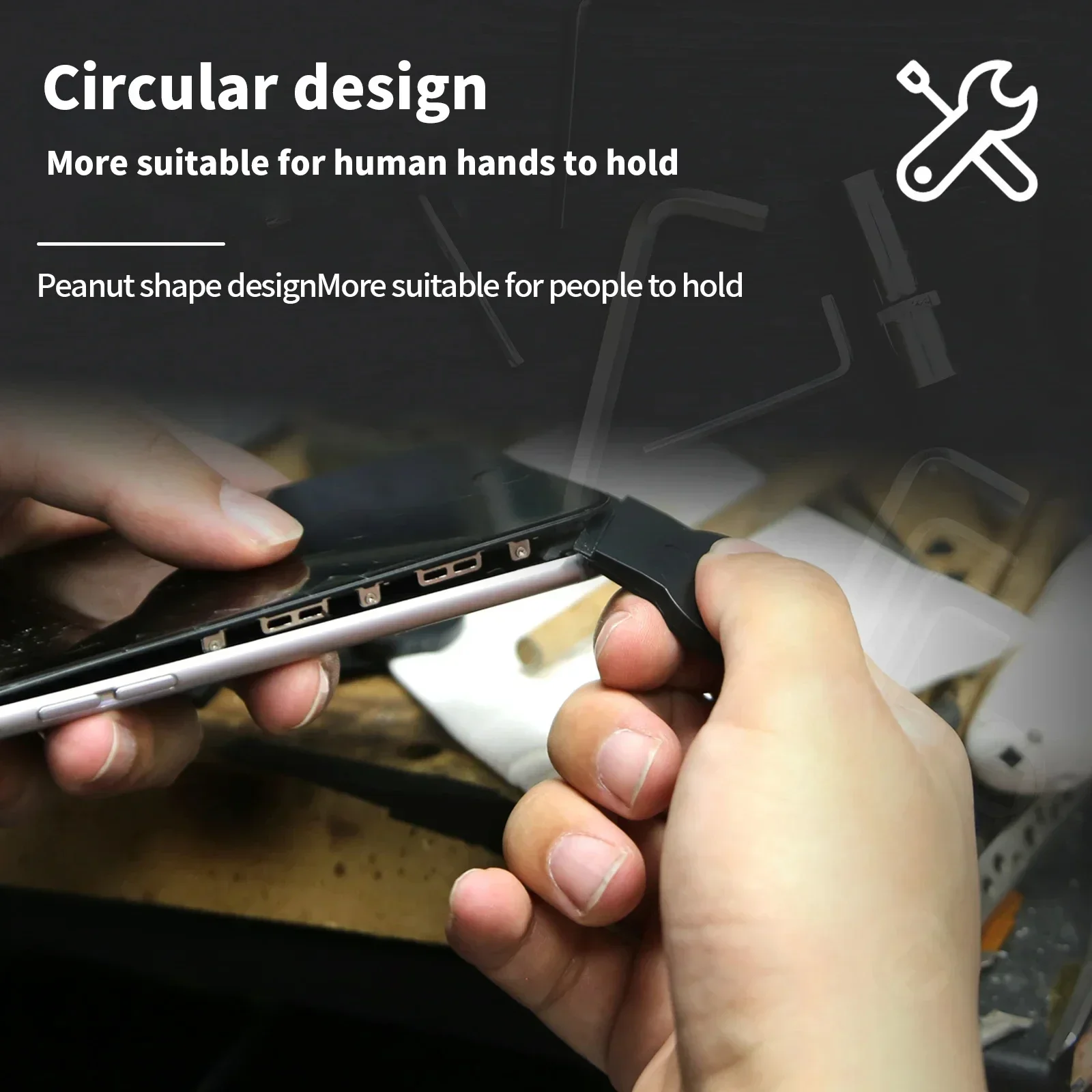 RK-Screen Desmontagem Chip para iPhone, iPad, Tablet, tampa traseira, ferramenta de reparo separada, telefone móvel, 10pcs