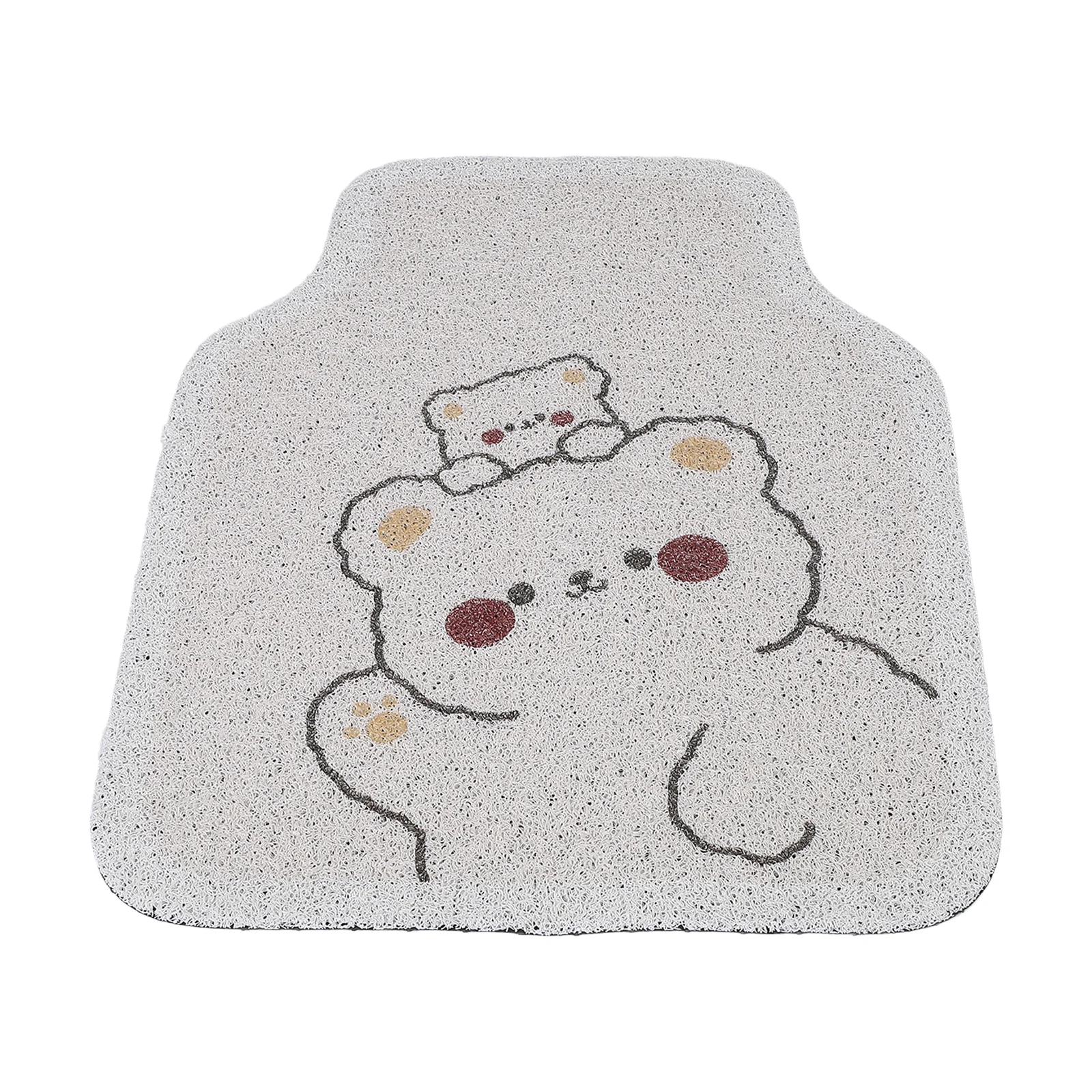 

Floor All Weather Cute Bear Theme SUV Interior Anti Slip Durable Car Floor Mats Carpet Protective Mat Car Carpet
