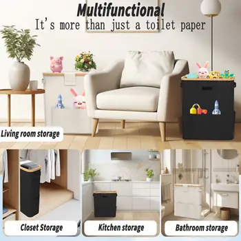 6 best sales קופסת אחסון נייר טואלט - №6