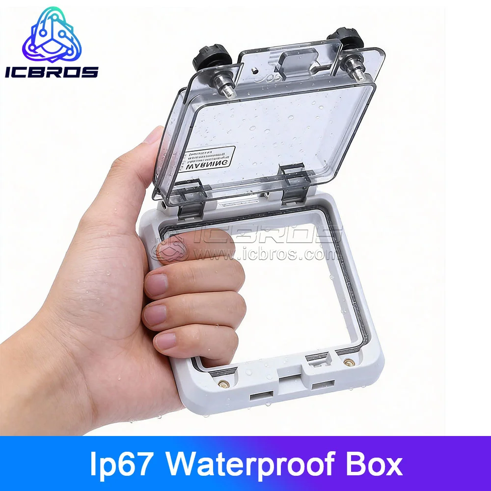 Ip67 Circuit Breaker Transparent Waterproof Box Window Hood Circuit Breaker Transparent Waterproof Box Switch Transparent