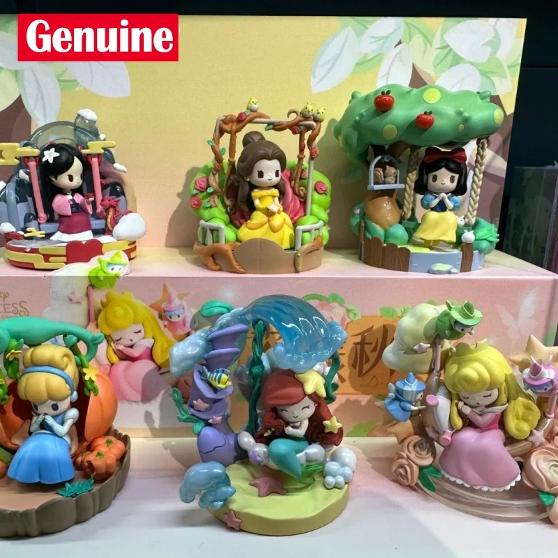 

Disney Princess Tea Cup Sweetheart Flower Yang Swing Series Blind Box Toy Collectible Handheld Xmas Gift Trendy Surprise Present