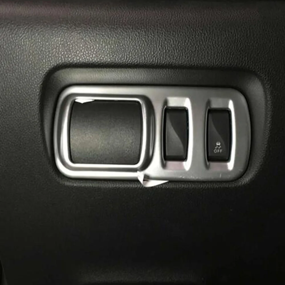 For Renault Captur Kaptur 2015 2016 2017 2018 2019  Stick Cover Head Fog Light Switch Trim Frame Lamp Anti Skid Control Button