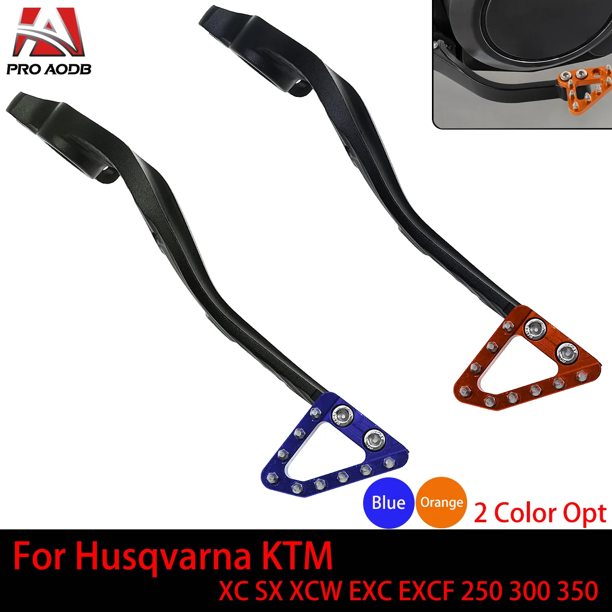 

Motorcycle Rear Brake Pedal Arm Lever Saver For KTM HUSQVARNA TC TE TX FE 125 150 250 300 350 2017-2023 Universal Moto Parts
