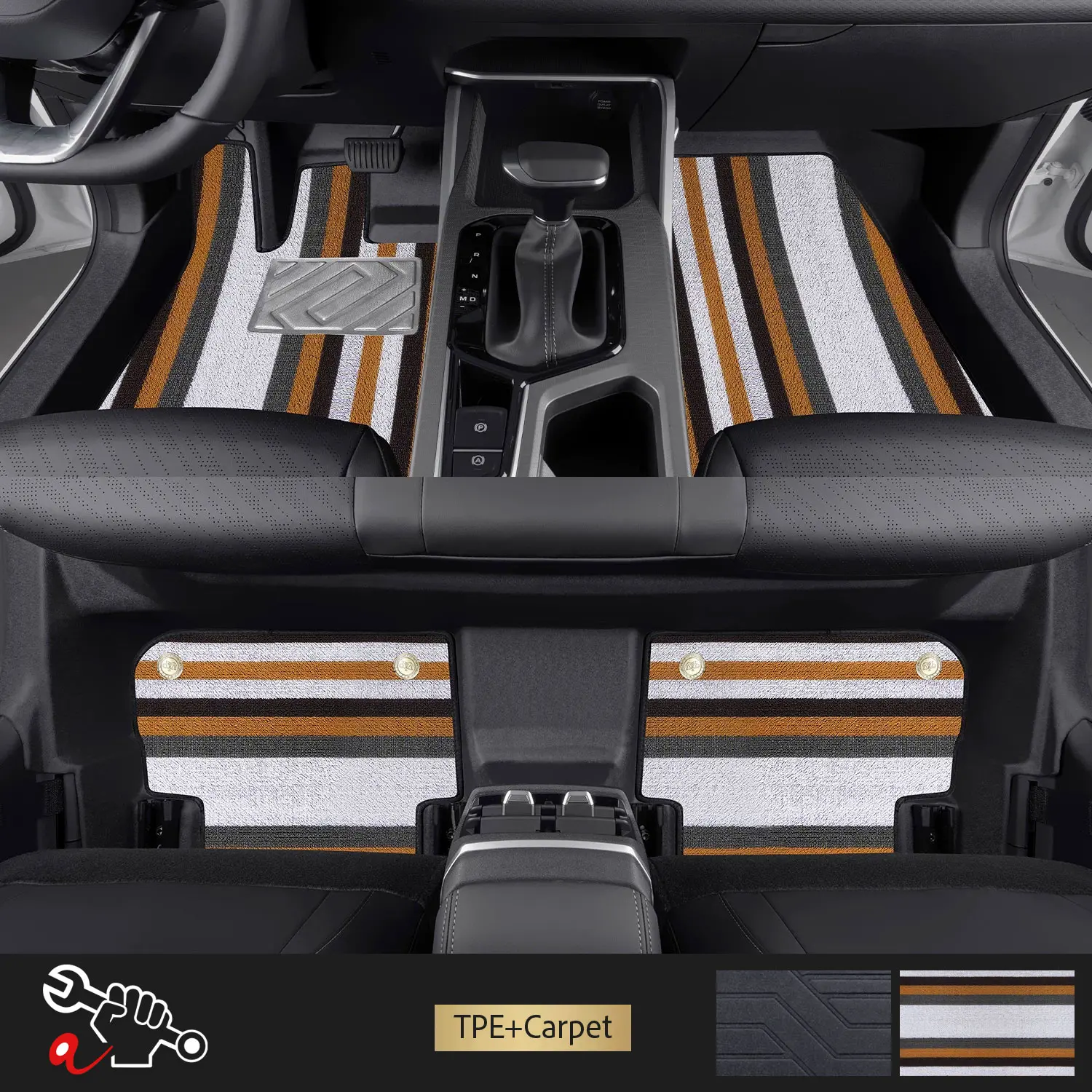 Left-Hand Drive Car Custom Fit Floor Mat For Geely Emgrand S GL GS L HI.P 2016-2026 Waterproof Wear-Resistant Odorless Floor Mat