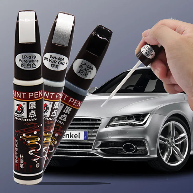 New Car Universal Touch Up Paint Pen Body Scratch Repair Fluid Black Paint Pen Paint Scratch Repair Tool White Tire Pen Hot Item