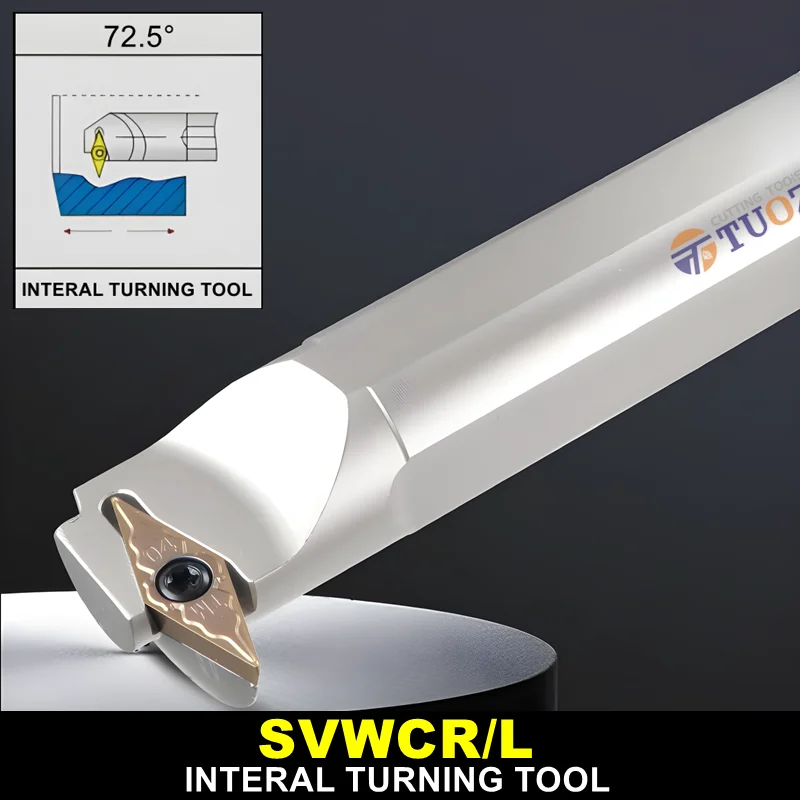 

High quality SVWCR 72.5° Lathe Tools S16Q S20R S25S SVWCR11 SVWCR16 16MM 20MM 25MM Insert VCMT Internal Turning tools