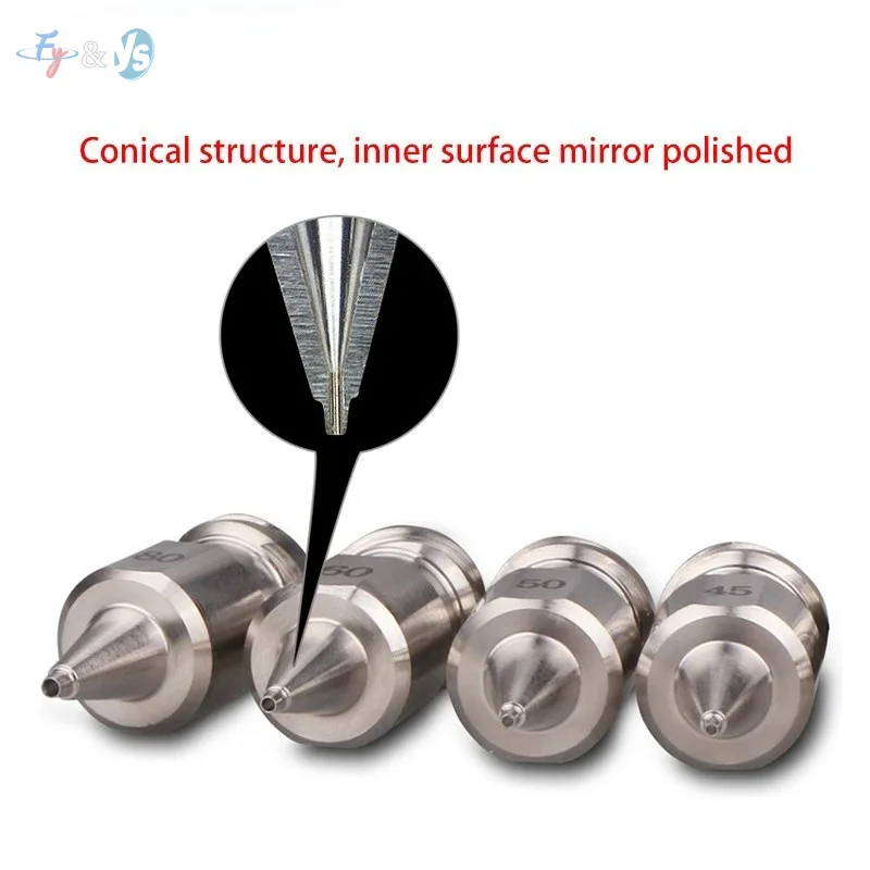 Integrally Molded Double Dispensing Needle Nozzle Precision Stainless Steel Dispensing Tip