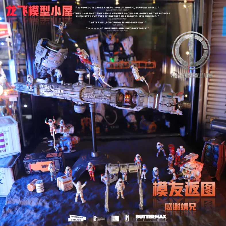 GK White Model Miniature Astronauts Ground Crew For Metal Structure RX-93 Nu & MSN-04 Sazabi Mech Model Hangar Diorama Resin Kit view 5