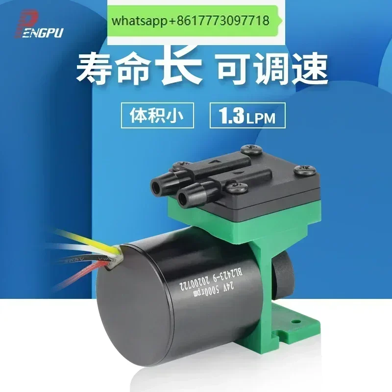 

Brushless micro vacuum pump 24V mini electric small air pump 12V air extraction sampling small pengpu