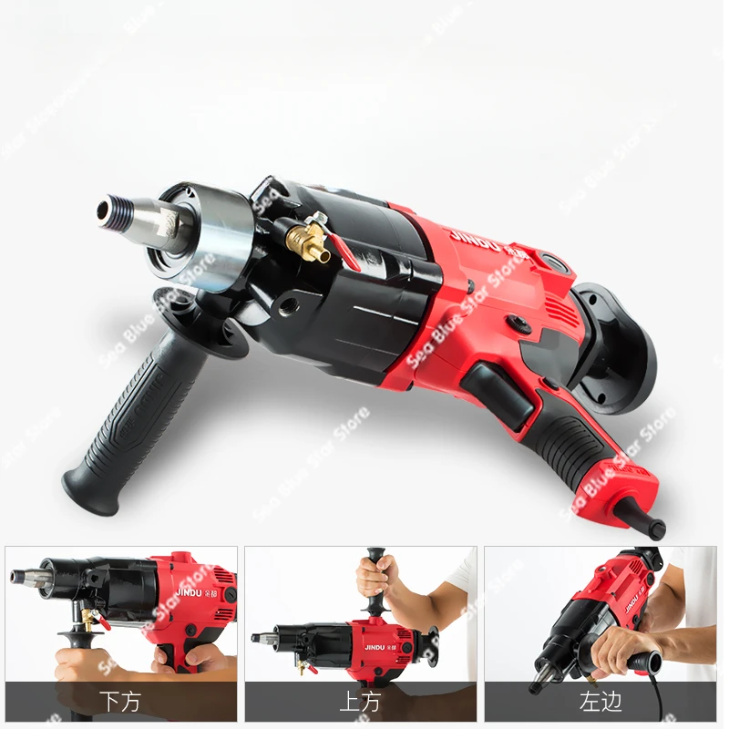 Drilling Machine Concrete Hydro Drill Air Conditioning Handheld Desktop High Power Drilling Machine Dual-purpose Bracket