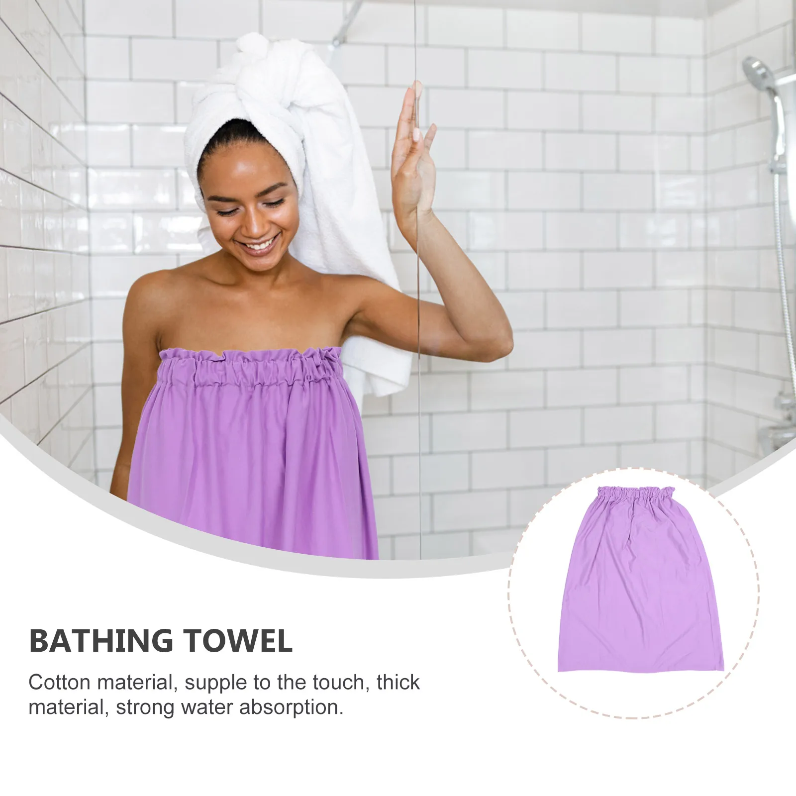 1 قطعة تنورة حمام منشفة حمام قطنية للنساء منشفة استحمام ناعمة ماصة سريعة الجفاف فستان الحمام مستلزمات الاستحمام