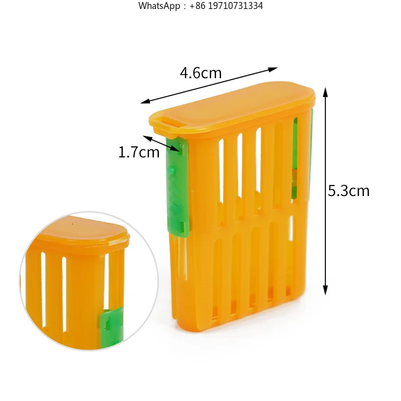1000 Pieces Queen Cage Multi functional Bee Cage Plastic Escape Prevention Tool Honeybee Queen Instoducing Cage Tool