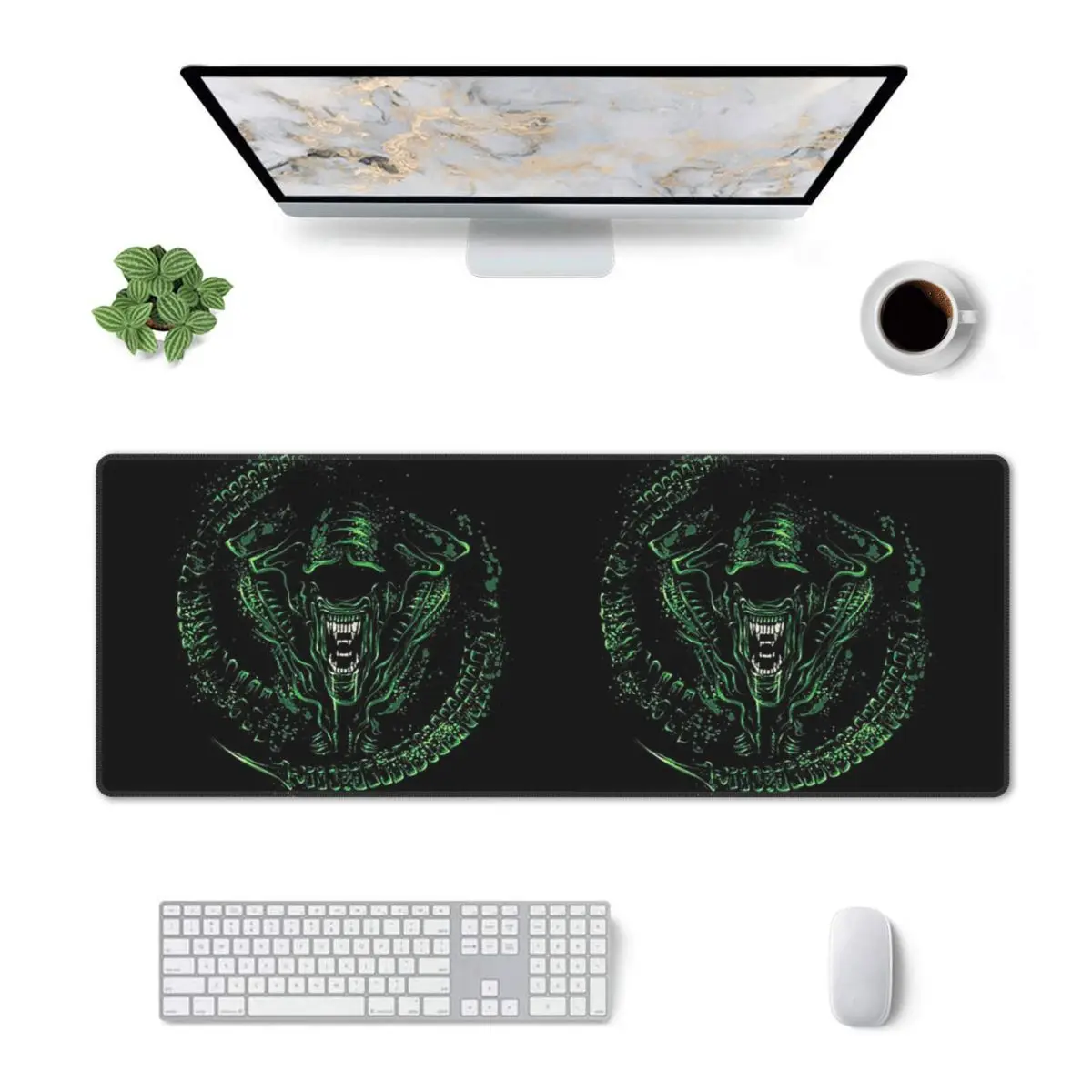 Large Mouse Pad FaceHugger Alien Xenomorph Shoulder Gamer PC Laptop Mats Keyboard Carpet Computer Gaming Office Desk Mat