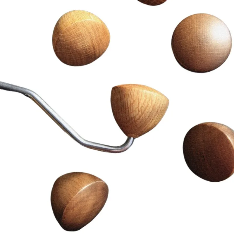 Hand grinding machine mk3 universal accessories, handle solid wood ball oak primary color