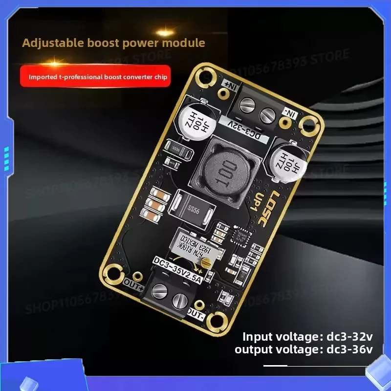 for LQSC UP1 DC-DC Adjustable Power Supply Boost Module 3V-32V to 3-36V 72W Regulator Board Constant Voltage