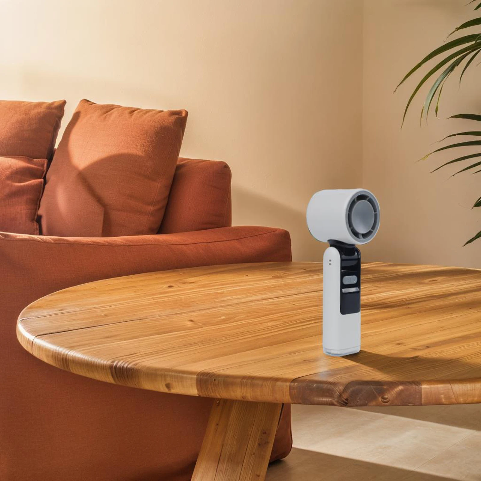 Portable Handheld Fan Outdoor Cooling Fan Camping Pink High Speed Portable Fan Mini Fan Versatile Use Digital Display