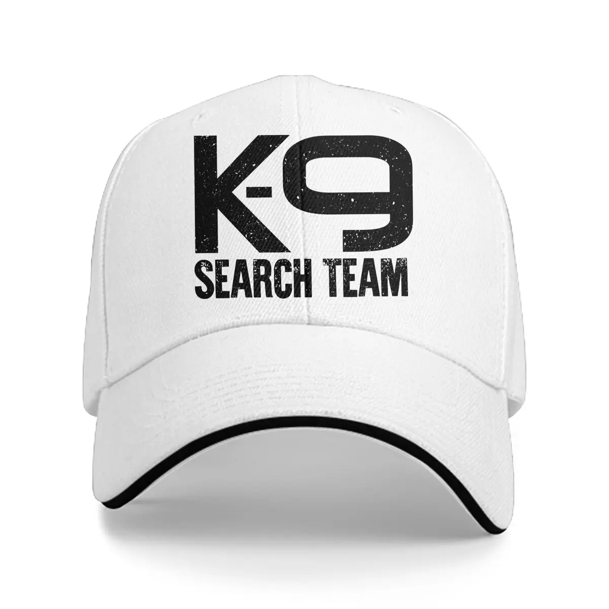 Washed Men's Baseball Cap K-9 Search And Rescue Trucker Snapback Caps Dad Hat K-9 Unit Police Dog Golf Hats