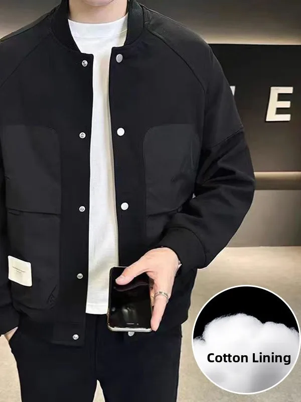 

Мужская повседневная хлопковая куртка, весна-осень 2025, новая модная тенденция, хлопковая одежда для отдыха, осенне-зимняя мужская куртка, хлопковый топ