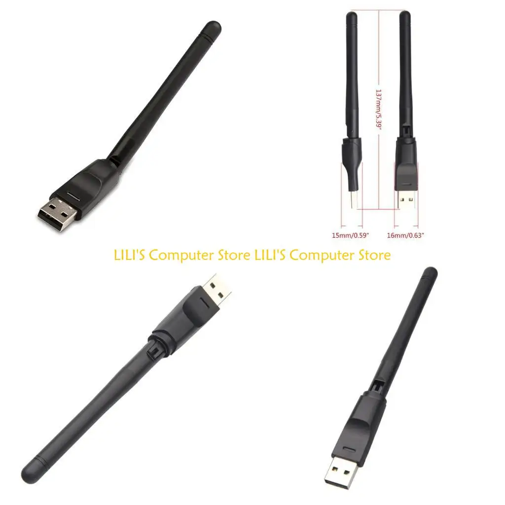 

A52B USB WiFi Dongle Adapter Wireless 2.4G Lan Receiver Ralink8188