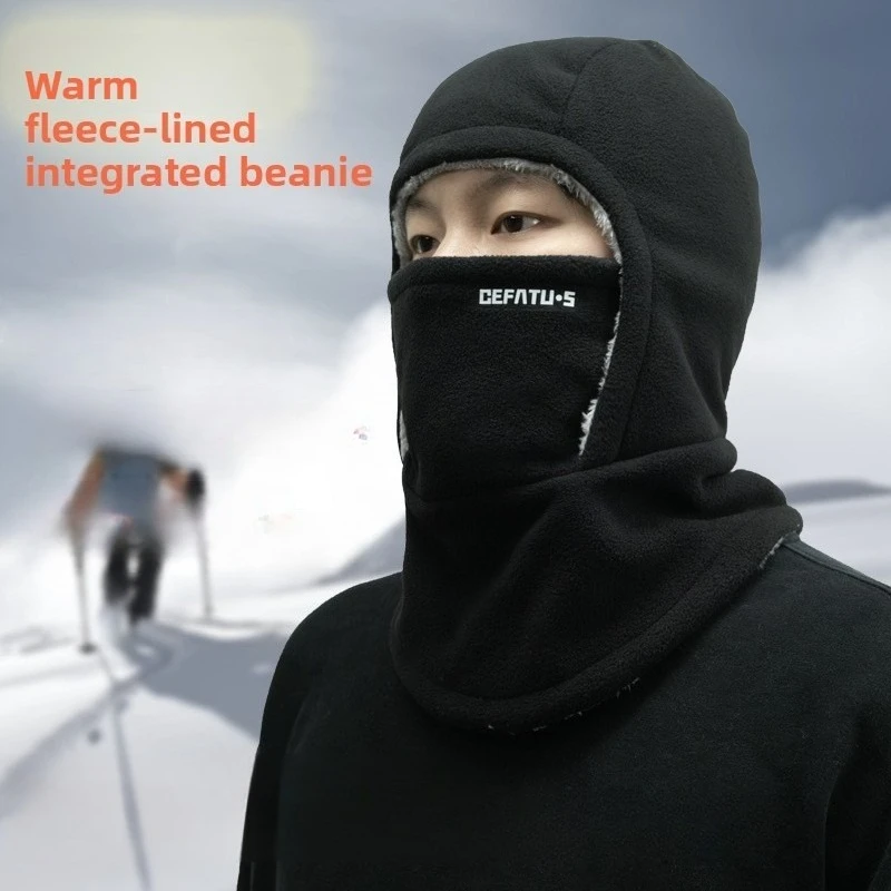 Balaclava Ski Mask Winter Thermal Windproof Fleece Full Face Cover for Motorcycle Cycling Outdoor Sports Running Unisex Hat