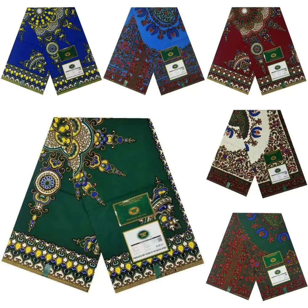 Hot Selling Dutch Wax Ankara Pure Cotton Printed Fabric Nepal Pagne African Design Textile Material from Mainland China