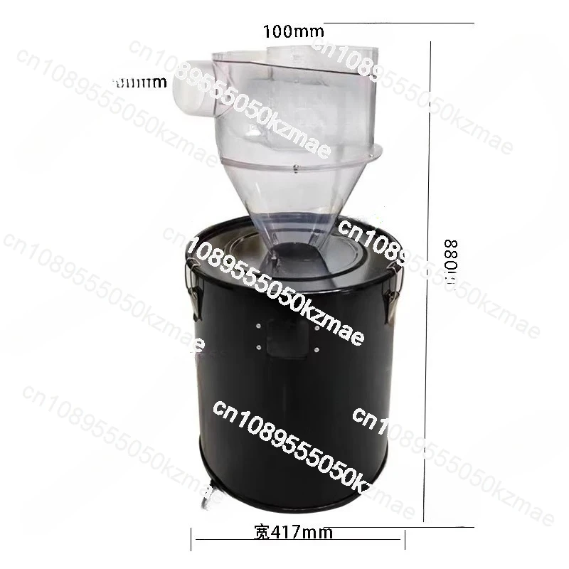 

4-дюймовый модернизированный циклонный сепаратор пыли | Металлический резервуар, обработка пыли ABS, внешний диаметр 2 дюйма. Соединитель и шланг в комплекте