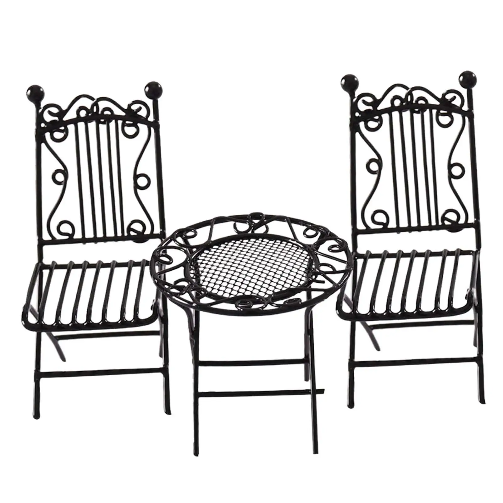 3 pièces 1/12 table basse chaise Collections Mini Table pour la construction architecturale