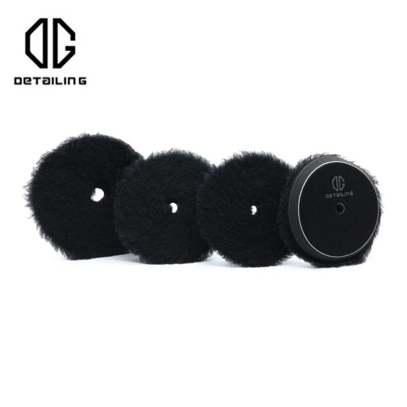 DETAILING 3/5/6Inch Polishing Kit Wool Felt Polishing Pads Wool Wheel Auto Care Polisher Pads for Car Polish Repair Scratches