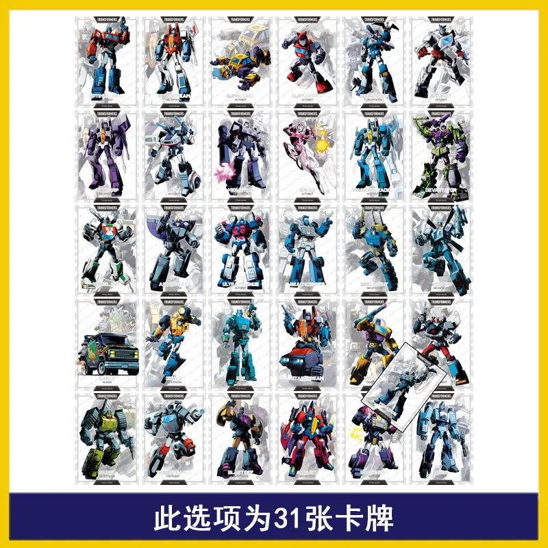 Single Rare KAYOU Transformers Wave1 Card OR Group Foil WR Optimus Prime Puzzle LR Megatron Limited Shiny Collectible Card view 5