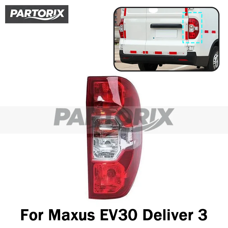 Rear Bumper Tail Lamp For Maxus EV30 Deliver 3 Tail Light Brake Light Tail Light Brake Stop Lamp