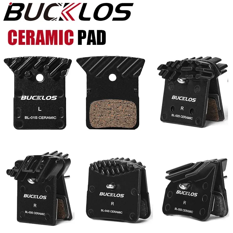 BUCKLOS ceramiczne klocki hamulcowe rower MTB hydrauliczne klocki hamulcowe do roweru szosowego i górskiego klocki hamulcowe do akcesoriów hamulcowych Shimano