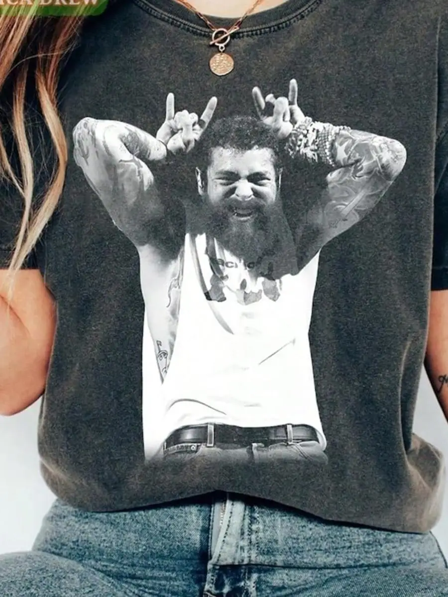 Malone Shirt, Malone Rap Music, F1 Trillion Tour, Posty Rapper T-Shirt, Had Some Help Shirt, Po